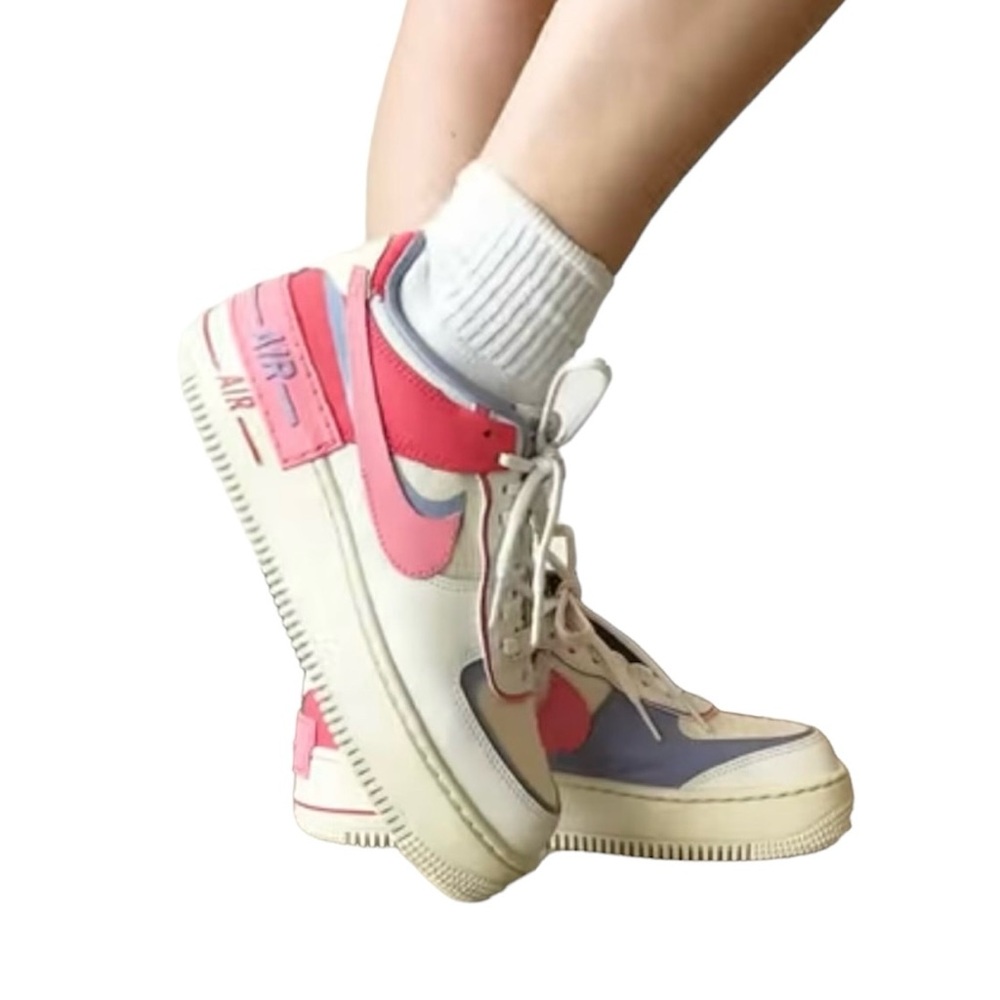 Nike Air Force 1 Shadow Sail Coral Chalk Sea Coral Womens Shoes